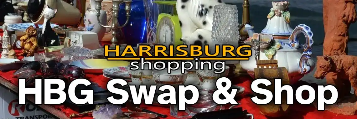 Vibrant flea market stalls at Harrisburg Swap Shop